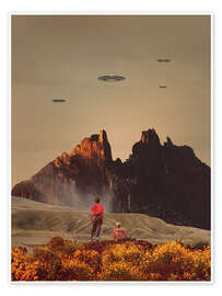 Wandbild Pretend they never came ΙΙ - Frank Moth