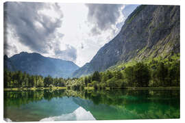 Leinwandbild Bluntausee in Salzburg, Österreich - Gerhard Wild
