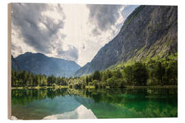 Stampa su legno Bluntausee in Salzburg, Austria - Gerhard Wild
