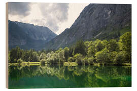 Stampa su legno Bluntausee in Salzburg, Austria - Gerhard Wild