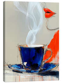 Leinwandbild Kaffee-Genuss