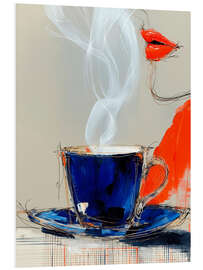 Hartschaumbild Kaffee-Genuss