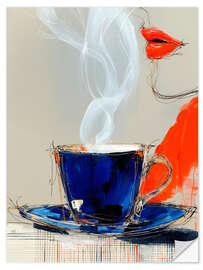 Wandsticker Kaffee-Genuss