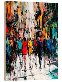 Holzbild Stadtbummel
