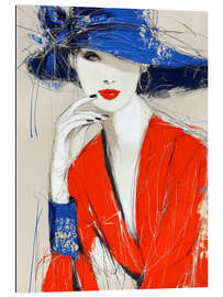 Gallery Print Frau mit Hut