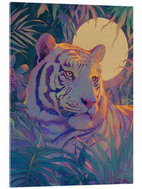 Acrylglasbild Schillernder Tiger