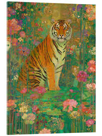 Acrylglasbild Gustav Klimt Tiger - Felipe Hora