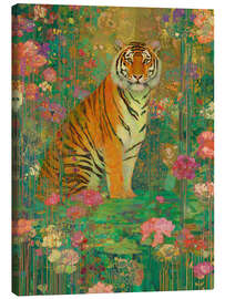 Leinwandbild Gustav Klimt Tiger - Felipe Hora