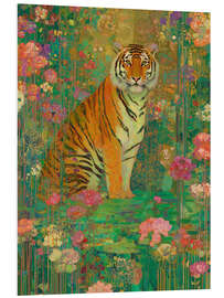 Hartschaumbild Gustav Klimt Tiger - Felipe Hora