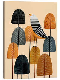 Leinwandbild Lied im Herbsthain