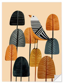 Wandsticker Lied im Herbsthain