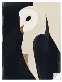 Wandsticker Die Eule