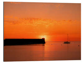 Aluminium print Sunset in Collioure, France - Félix Frankl