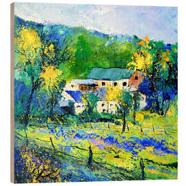 Holzbild Voller Sommer - Pol Ledent