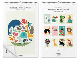 Wandkalender Andy Westface Kalender - Fantastic Animal World 2026 - Andy Westface