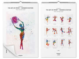 Wandkalender Nobelart Kalender - The Art Of Sport - Women's Edition 2026 - nobelart