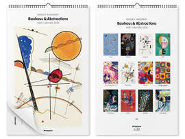 Wandbild Kandinsky Kalender - Bauhaus &amp; Abstractions 2026 - Wassily Kandinsky
