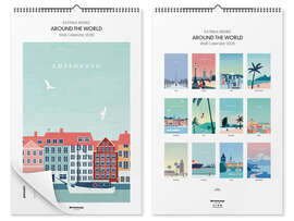 Wandkalender Katinka Reinke Kunstkalender - Around The World 2026 - Katinka Reinke