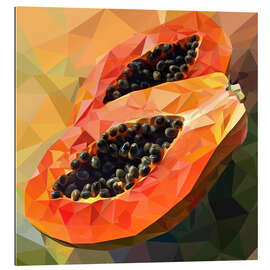 Gallery Print Geometrische Papaya