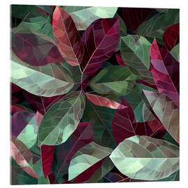 Acrylglasbild Geometrischer Ficus