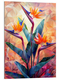 Gallery Print Geometrische Tropische Blume