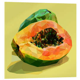 Acrylglasbild Geometrische Tropische Frucht