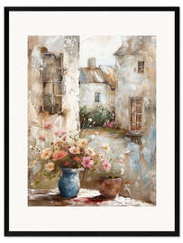 Gerahmter Kunstdruck Duft der Provence