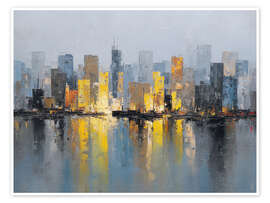 Poster Stadt der tausend Lichter - artill