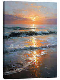 Leinwandbild Goldene Sonne - artill