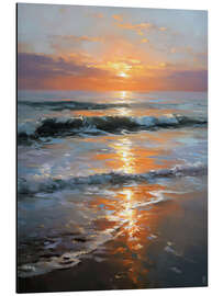 Magnettafel Goldene Sonne