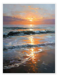 Poster Goldene Sonne