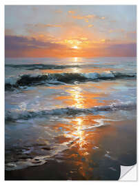 Wandsticker Goldene Sonne