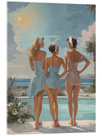 Acrylglasbild Freundinnen