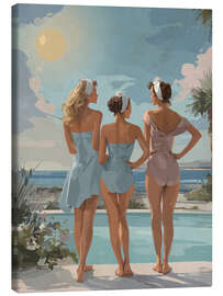 Leinwandbild Freundinnen