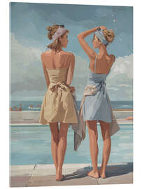 Acrylglasbild Poolrand - Layla Oz