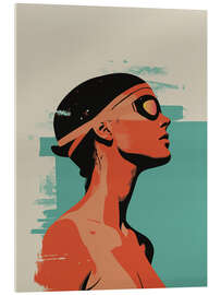 Acrylglasbild Hervorragender Schwimmer