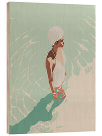 Holzbild Minimale Frische - Layla Oz