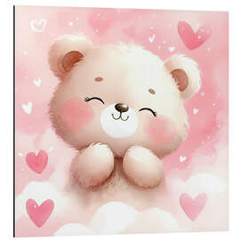 Alubild Liebevoller Bär - nobelart