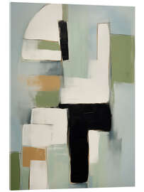 Acrylglasbild Moderne Blockstudie III