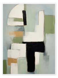 Poster Moderne Blockstudie III