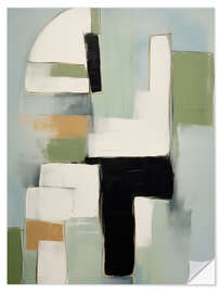 Wandsticker Moderne Blockstudie III