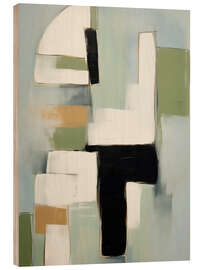 Holzbild Moderne Blockstudie III