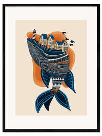 Gerahmter Kunstdruck Waldorf