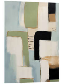 Acrylglasbild Moderne Blockstudie I