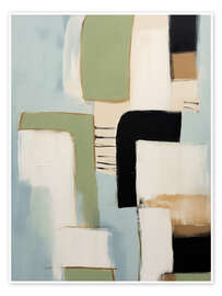 Poster Moderne Blockstudie I