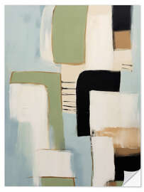 Wandsticker Moderne Blockstudie I