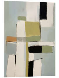 Acrylglasbild Moderne Blockstudie II