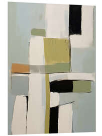 Hartschaumbild Moderne Blockstudie II
