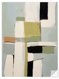 Wandsticker Moderne Blockstudie II