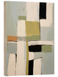 Holzbild Moderne Blockstudie II